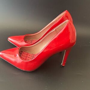 Red Patent Leather High Heels ladies size 6